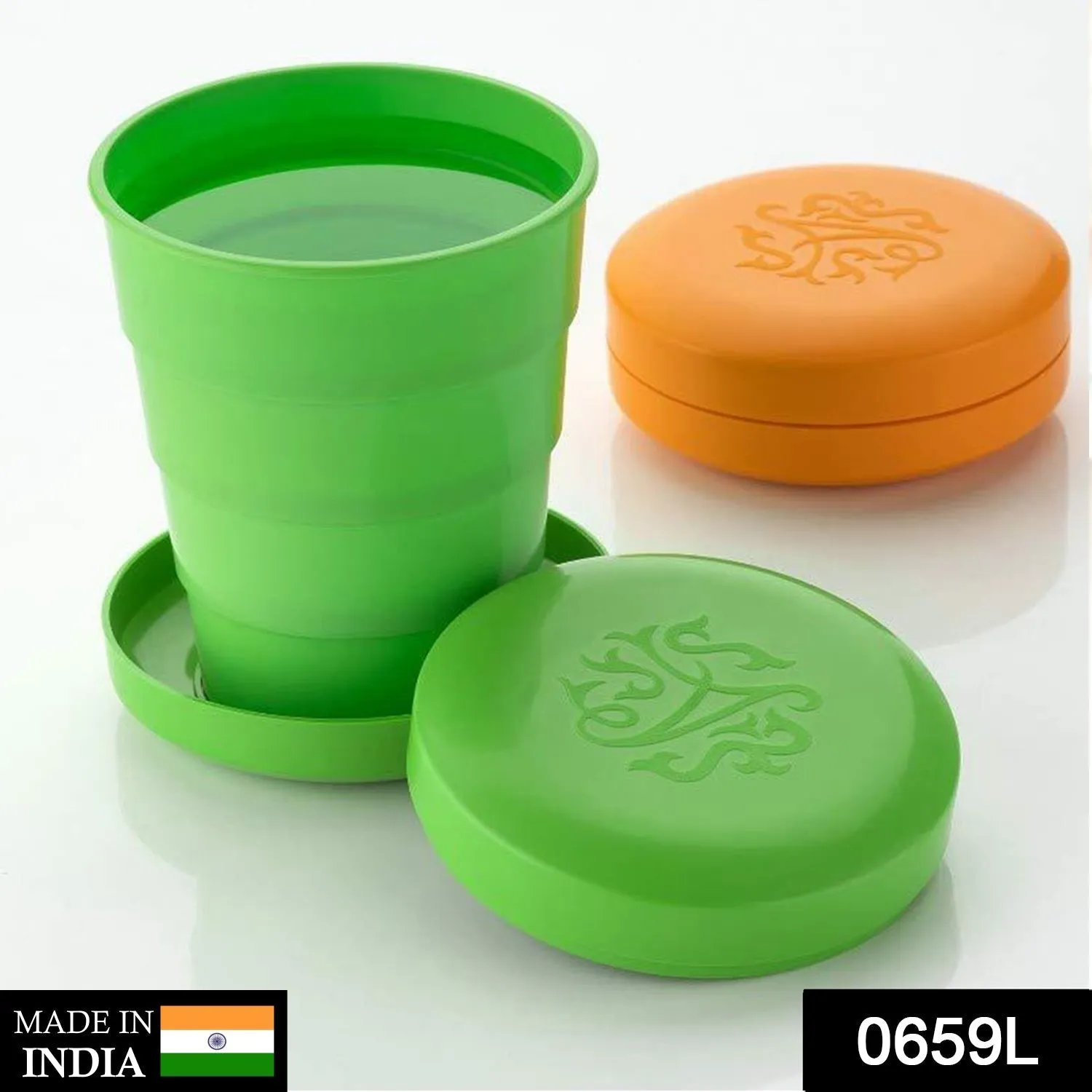 0659L Unbreakable Magic Cup / Folding / Pocket Glass for Travelling