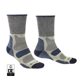 Bridgedale Men's Hike Lightweight Cotton Cool Comfort Boot Socks Indigo