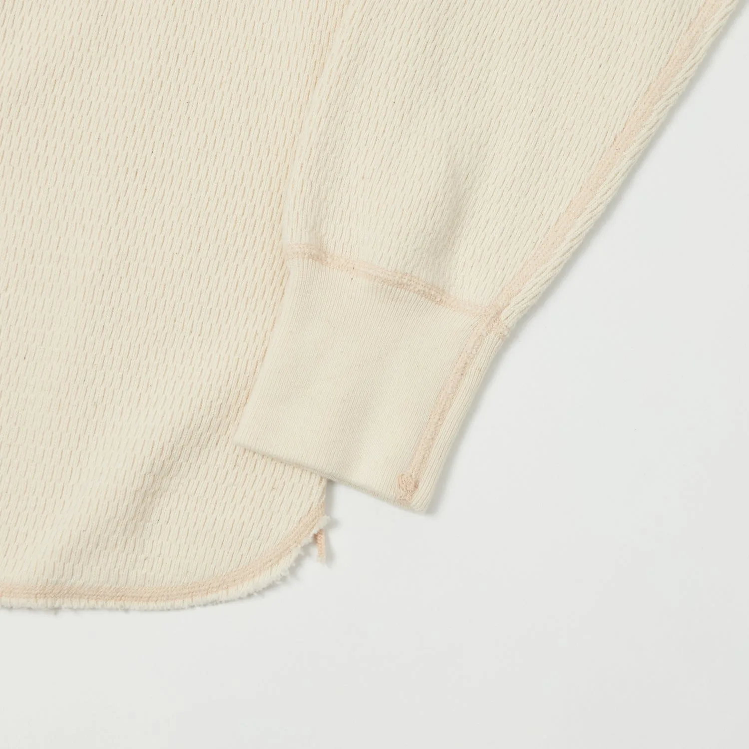 Buzz Rickson's L/S Thermal Henley - Natural