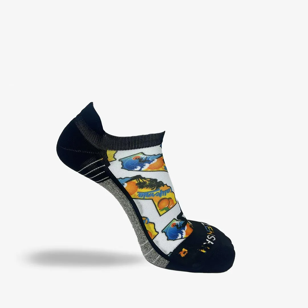 California State Running Socks (No Show)