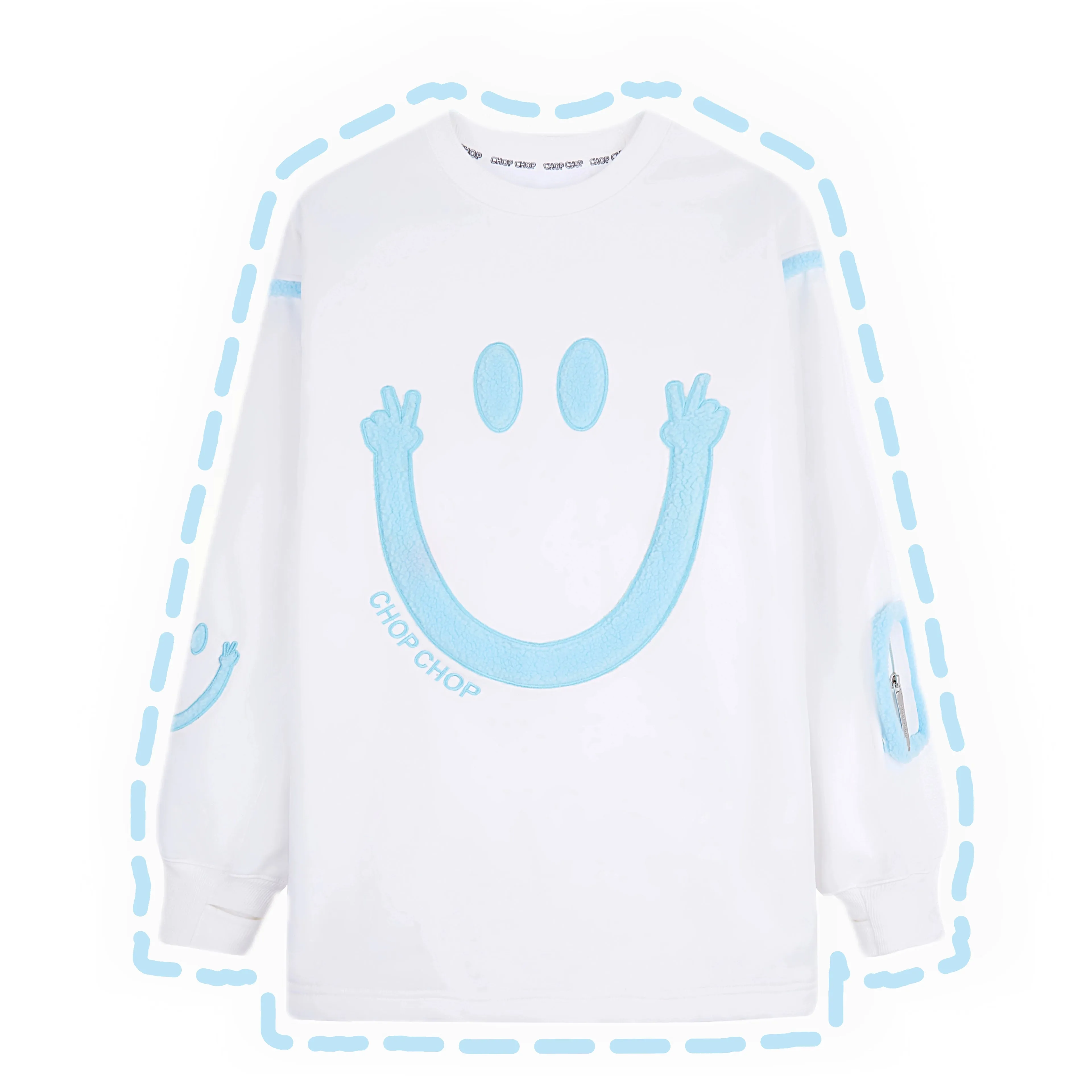 ChopChop Smiling Face Waterproof Snow Hoodie