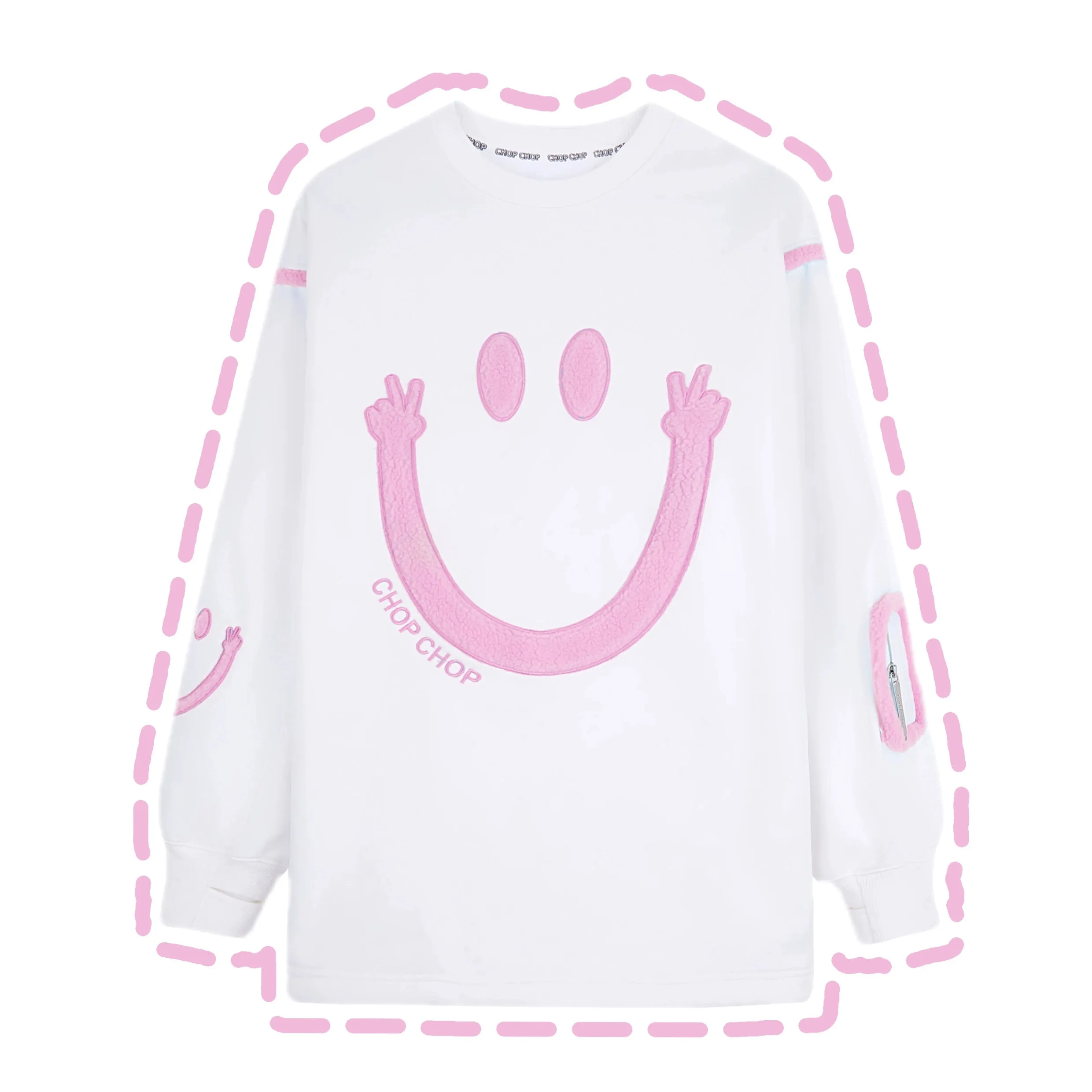 ChopChop Smiling Face Waterproof Snow Hoodie