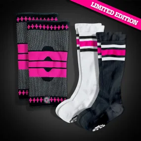 Combo Pack: PINK Knees   Compression Socks