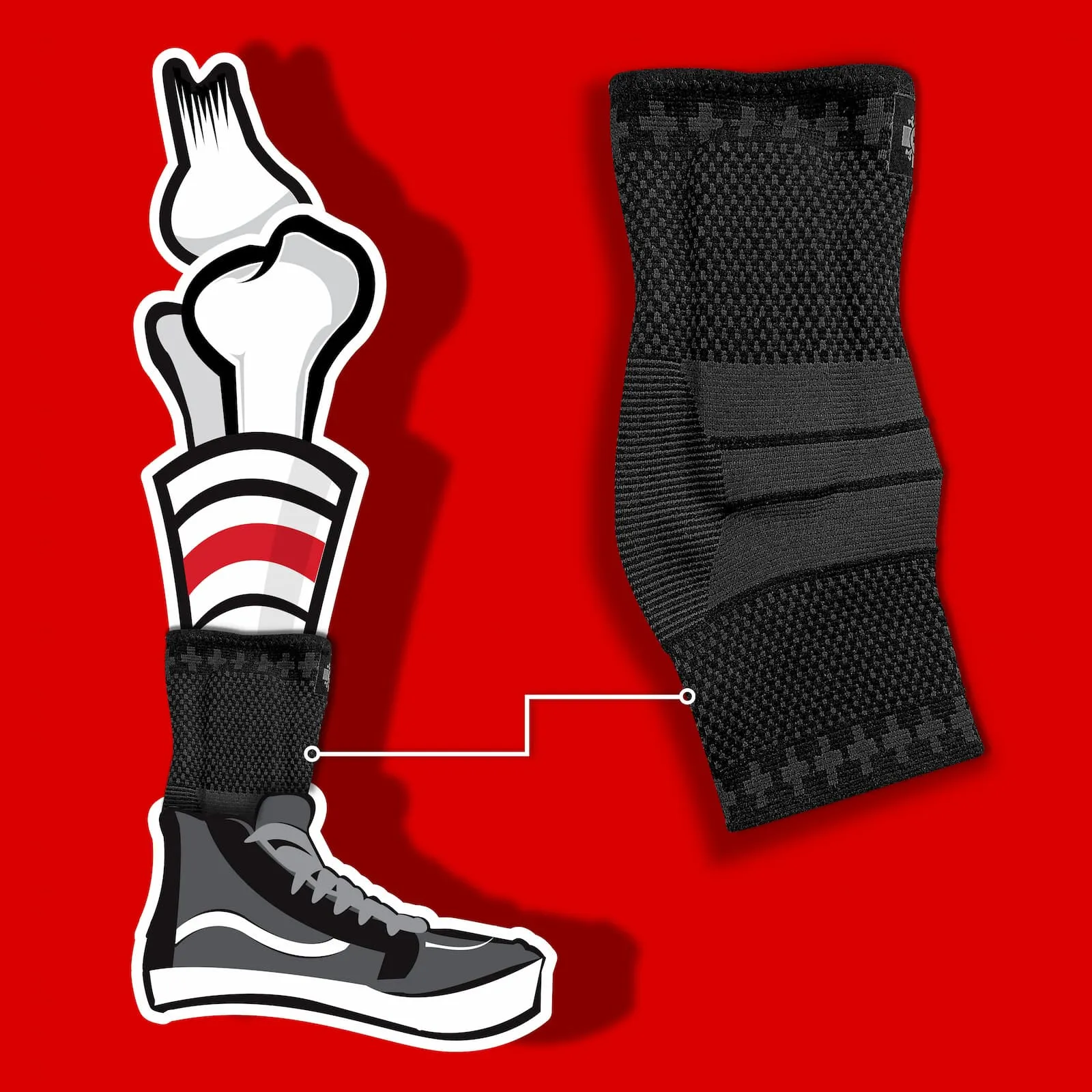 Compression Ankle Sleeve (Both Ankles)