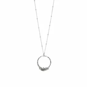 Diamond Rough Round Necklace