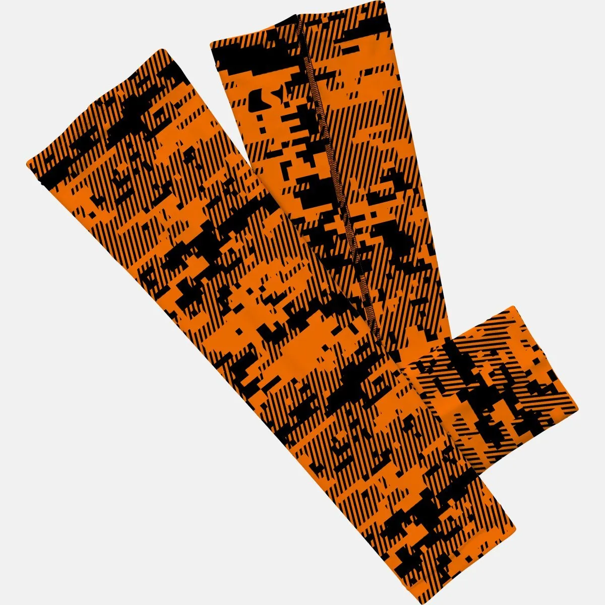 Digital ultra camo Orange Black arm sleeve