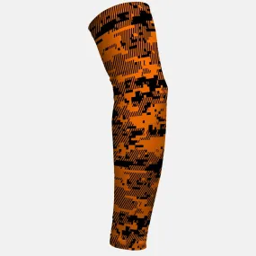 Digital ultra camo Orange Black arm sleeve