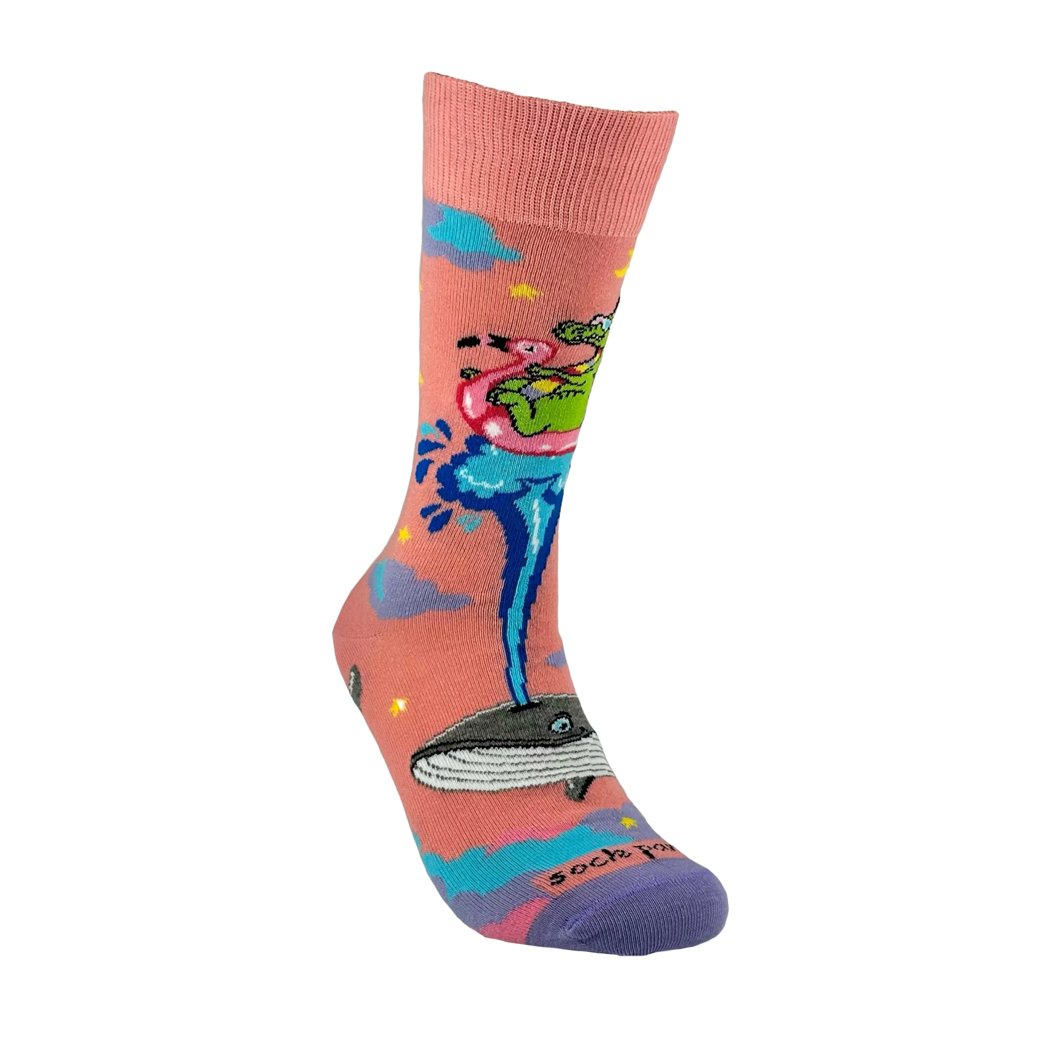 Dream Dragon and Whale Socks from the Sock Panda (Adult Medium - Women's Shoe Sizes 5-10)