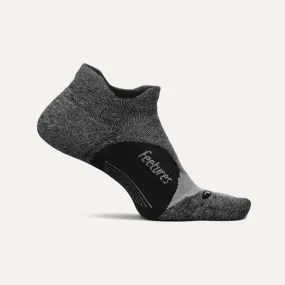 Feetures Elite Light Cushion No Show Tab Sock - Grey