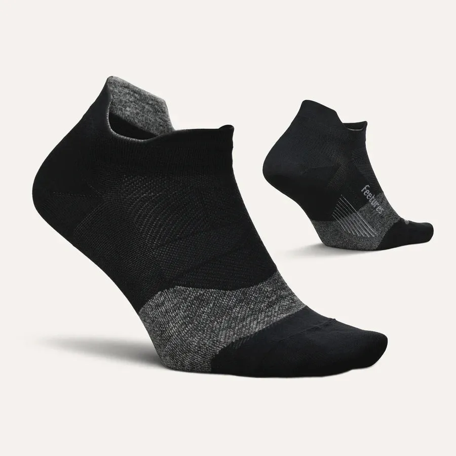 Feetures Elite Ultra Light No Show Tab Sock - Black