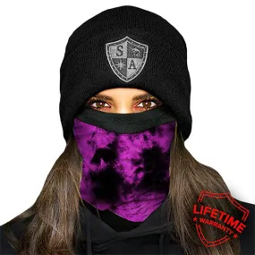 Fleece Face Shields® | Acid Wash Pink