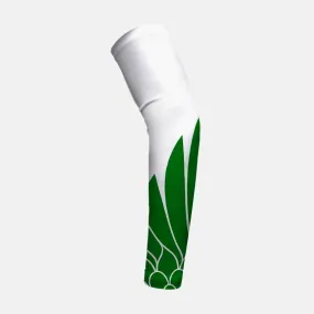 Icarus White and Green Kids Arm Sleeve