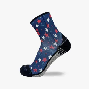 Illustrated Stars Socks (Mini-Crew)