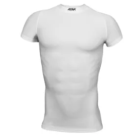 Kids Compression Short Sleeve Shirt - White