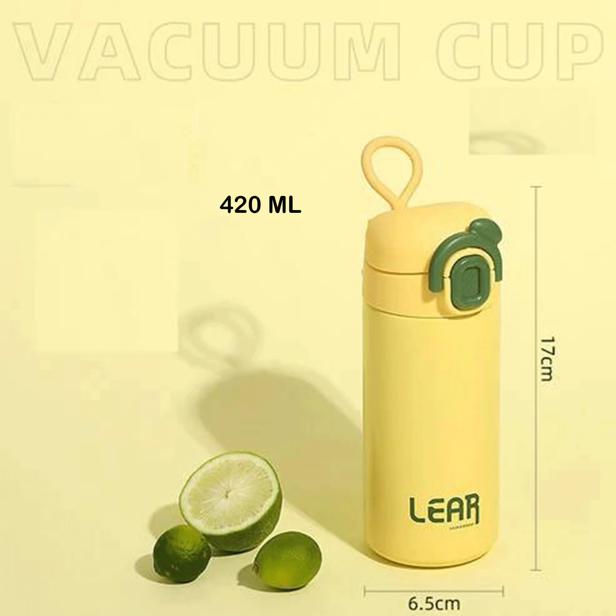 Lear Double Wall Stainless Steel Thermal Water Bottle (380ml)