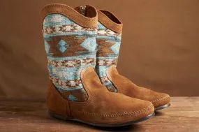 Minnetonka Moccasin, Baja Boot, Turquoise