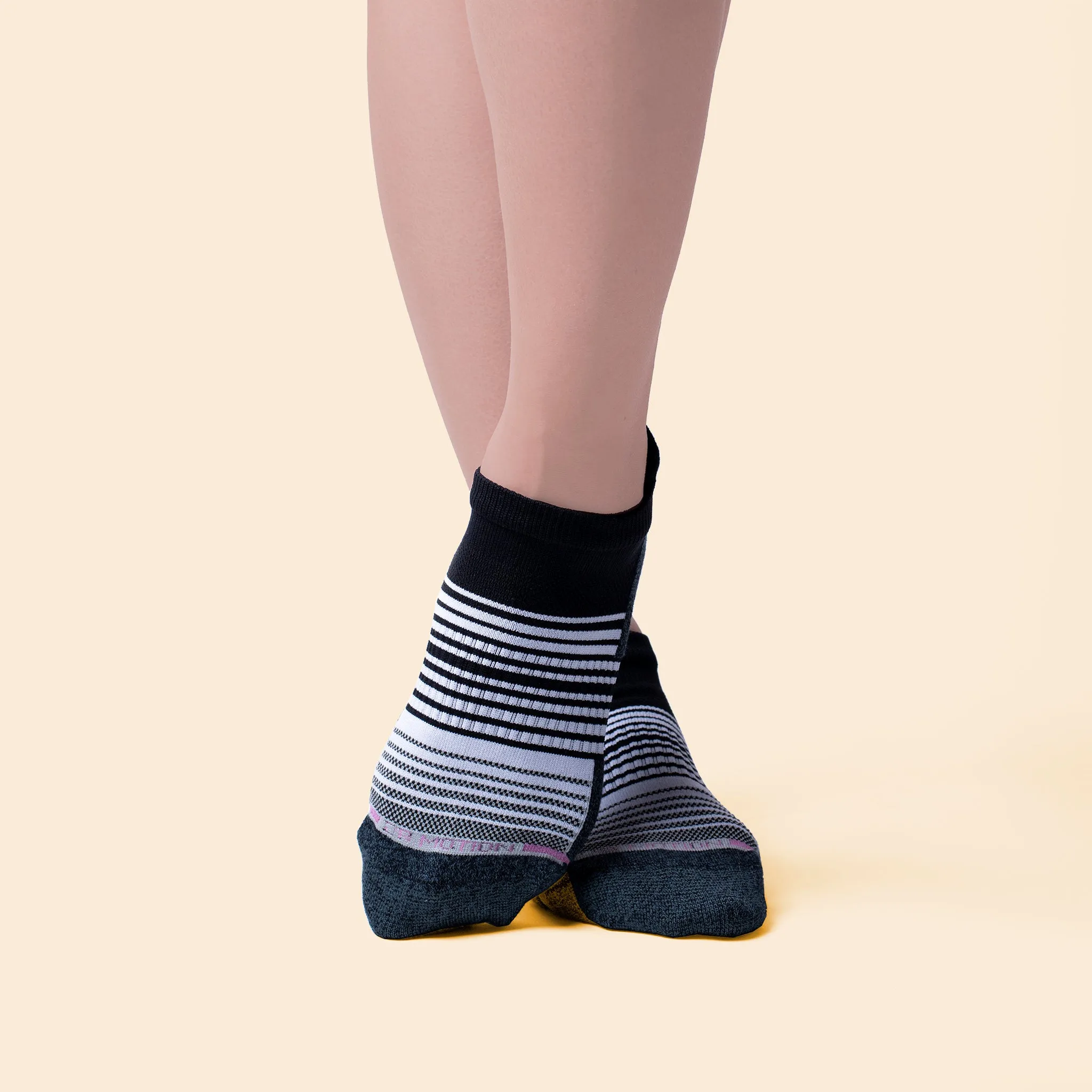 Ombre Stripe | Ankle Compression Socks For Women