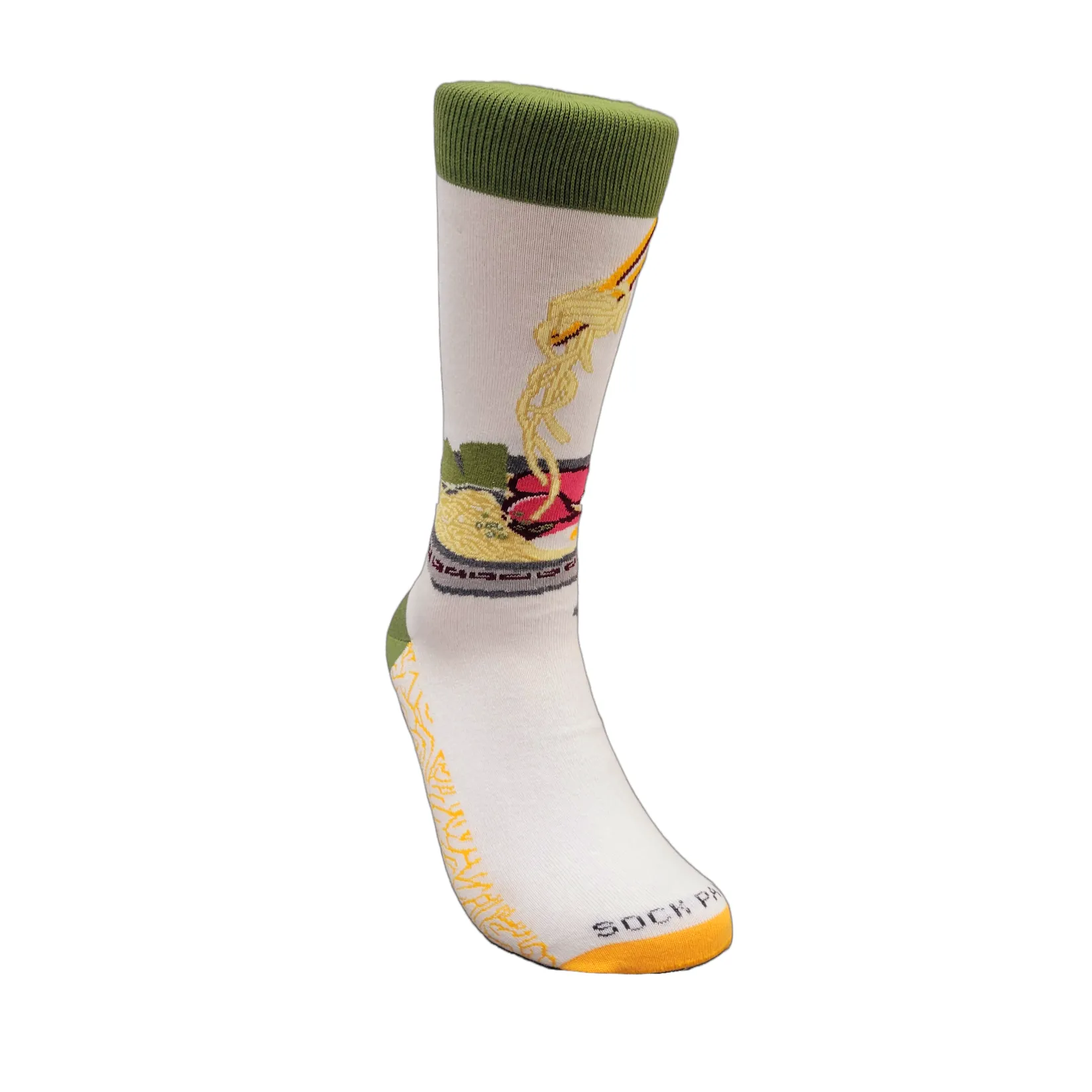 Ramen Socks from the Sock Panda (Adult Large - Men's Shoe Sizes 8-12)