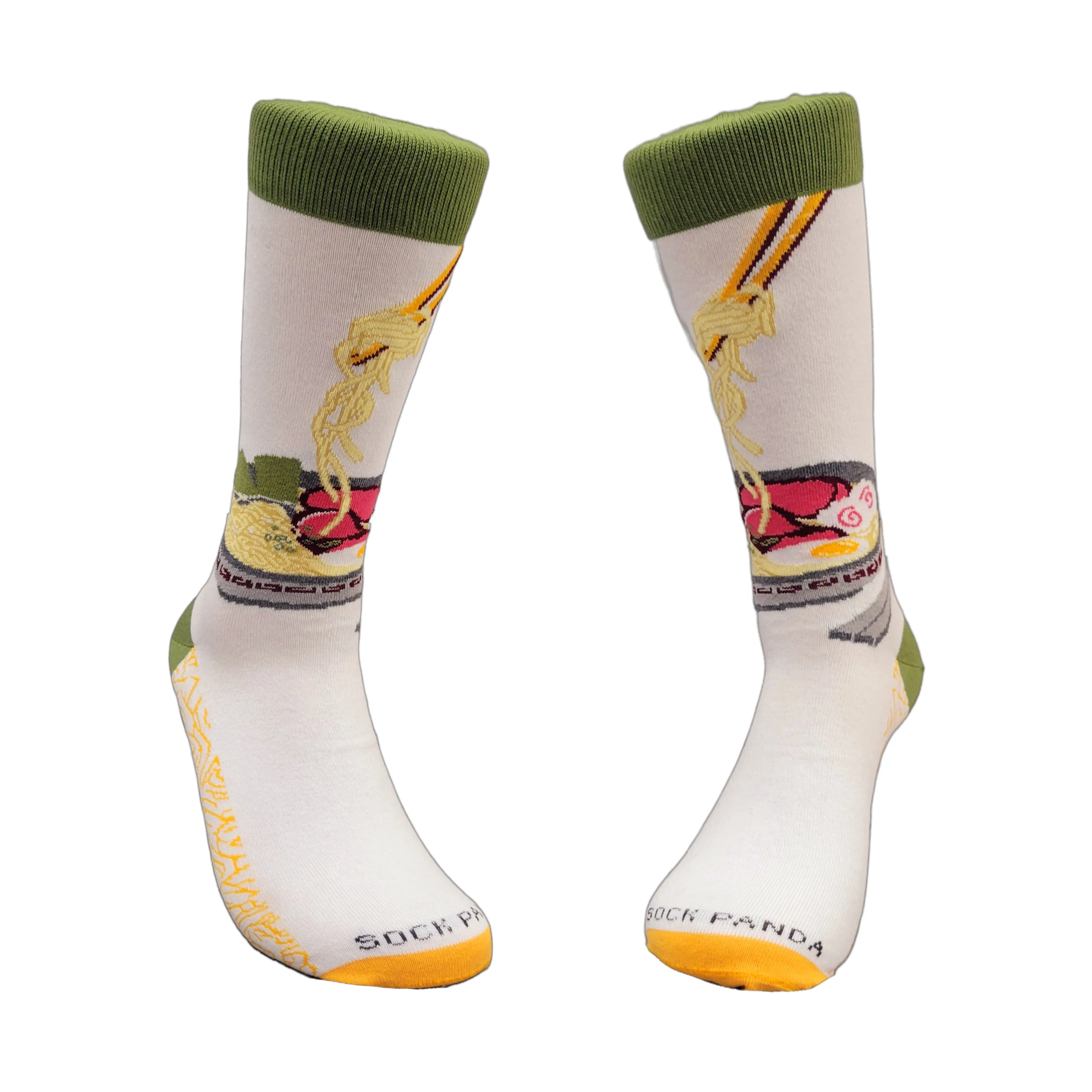 Ramen Socks from the Sock Panda (Adult Large - Men's Shoe Sizes 8-12)