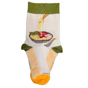 Ramen Socks from the Sock Panda (Adult Large - Men's Shoe Sizes 8-12)