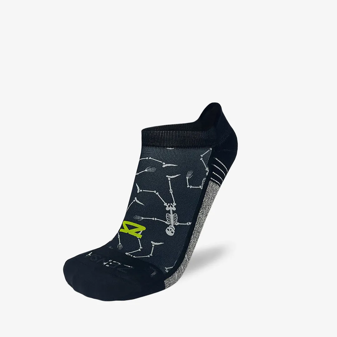 Skeletons Running Socks (No Show)