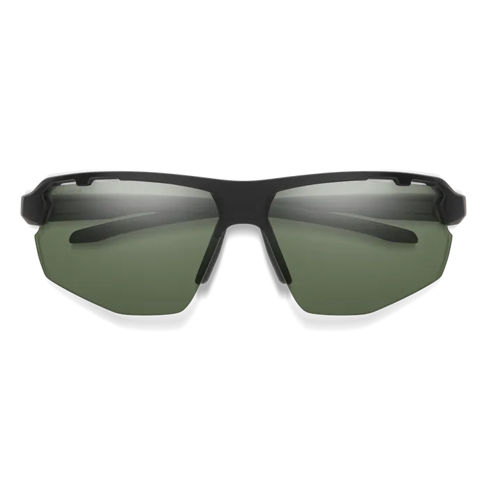 Smith Resolve Matte Black Frame - ChromaPop Polarized Gray Green Lens - Polarized Sunglasses