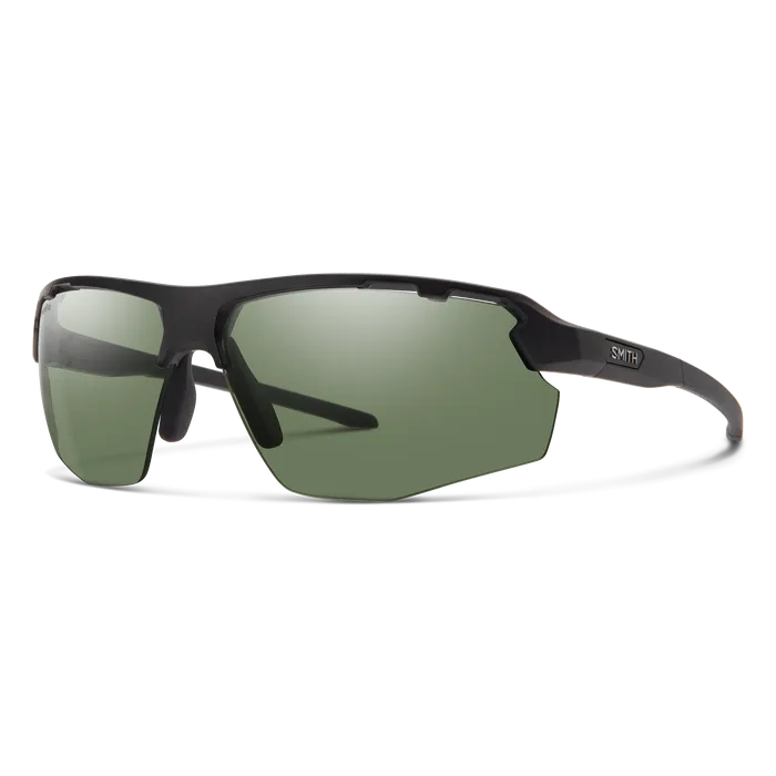 Smith Resolve Matte Black Frame - ChromaPop Polarized Gray Green Lens - Polarized Sunglasses