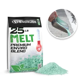 Snow Joe MELT25EB Premium Enviro Blend Ice Melter W/ CMA | 25 Lbs.