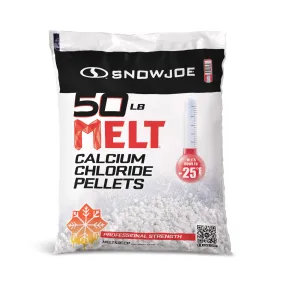 Snow Joe MELT50CCP Calcium Chloride Pellets Professional Strength Ice Melter | 50 Lbs.