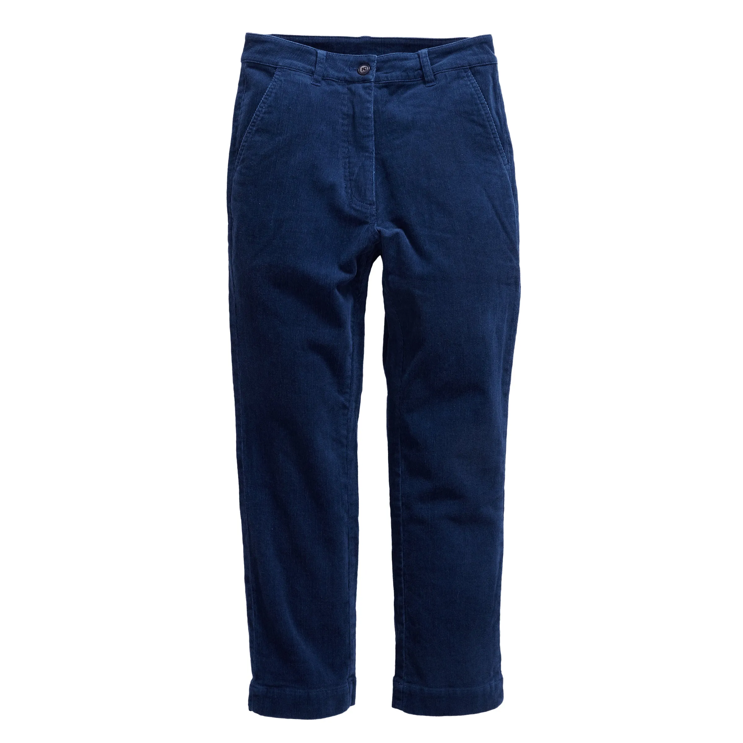 Tracy Stretch Slim Ankle Corduroy Pants - Indigo (Final Sale)