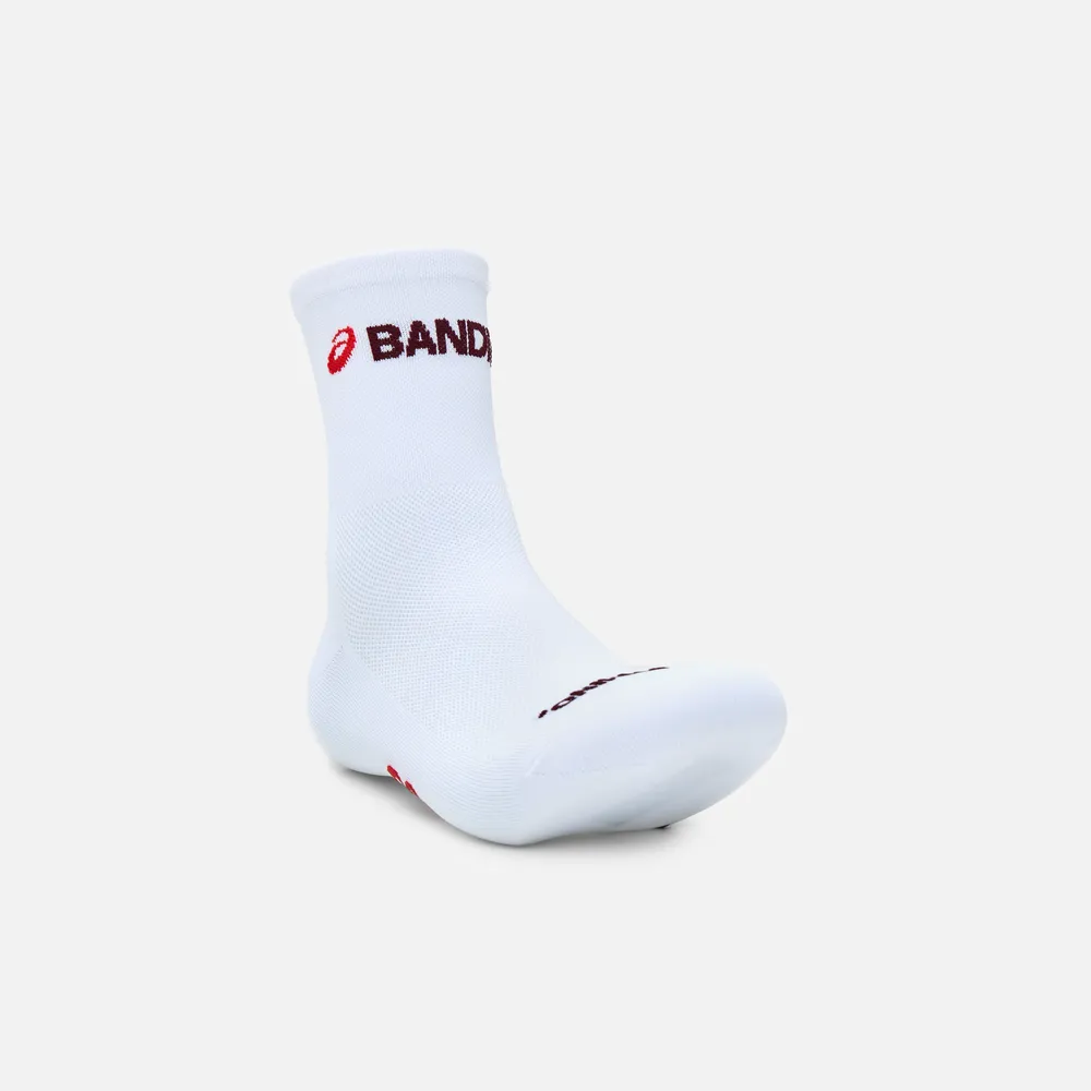 Unisex Lite Run™️ Quarter Socks - Bandit x ASICS - 2 Pack - White