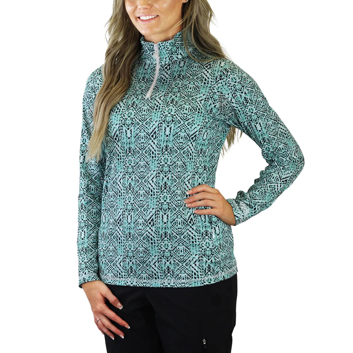 Women's Quarter Zip Vented Sun Shirt