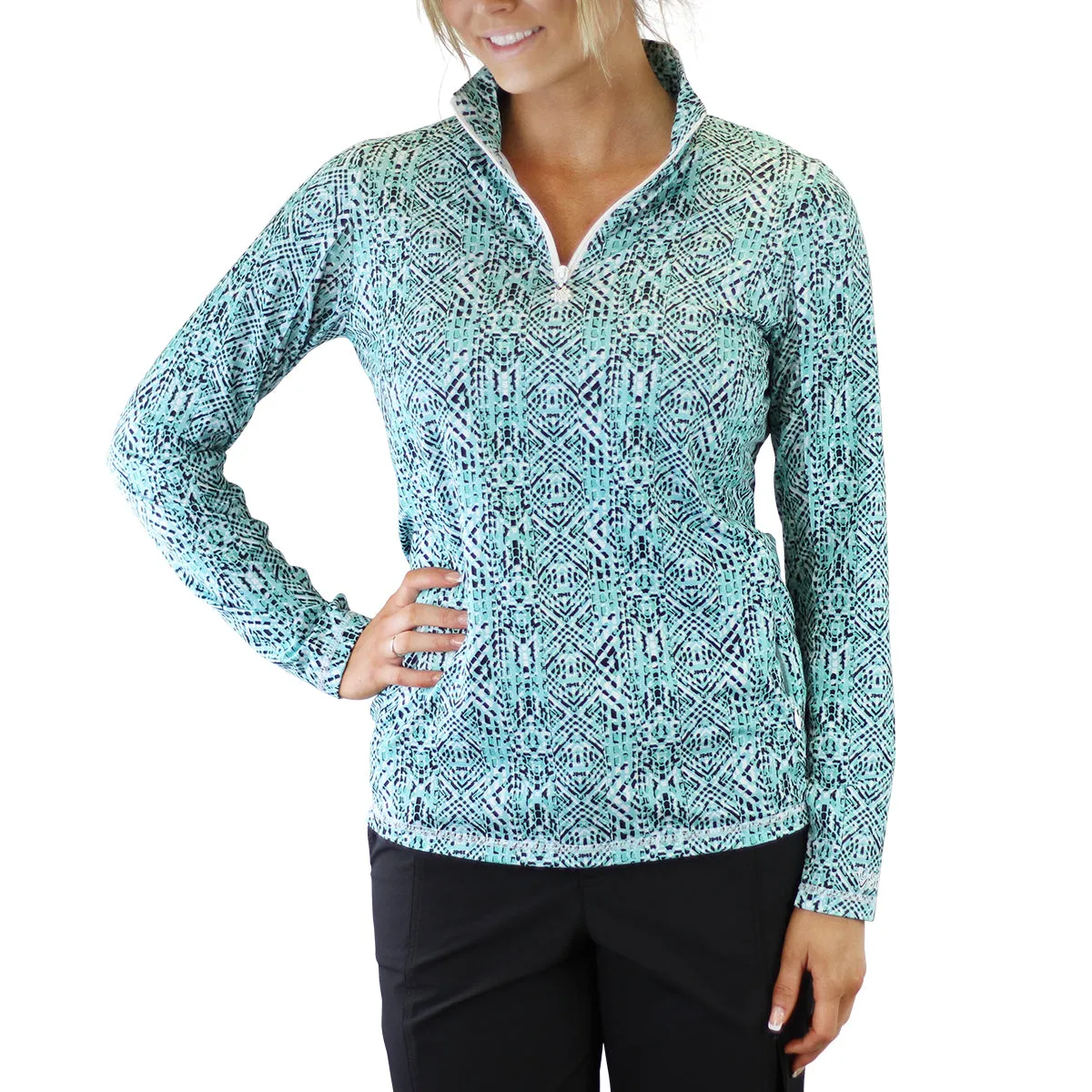 Women's Quarter Zip Vented Sun Shirt