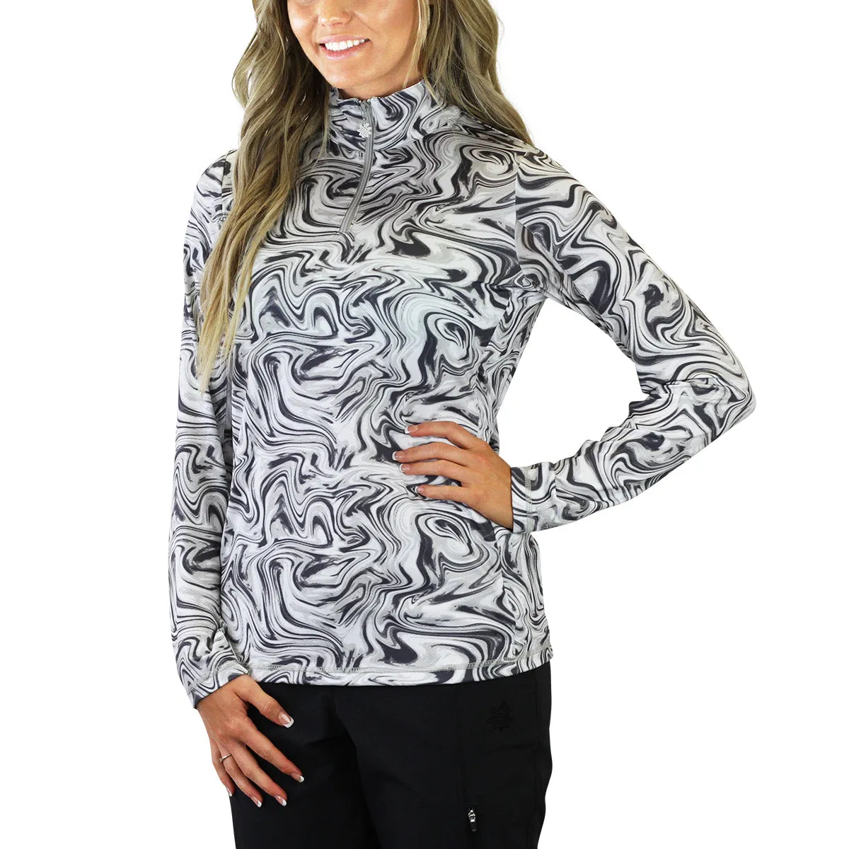 Women's Quarter Zip Vented Sun Shirt