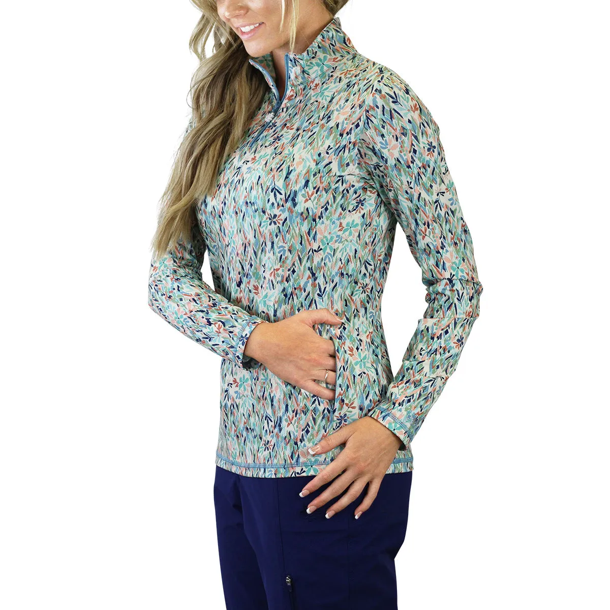 Women's Quarter Zip Vented Sun Shirt