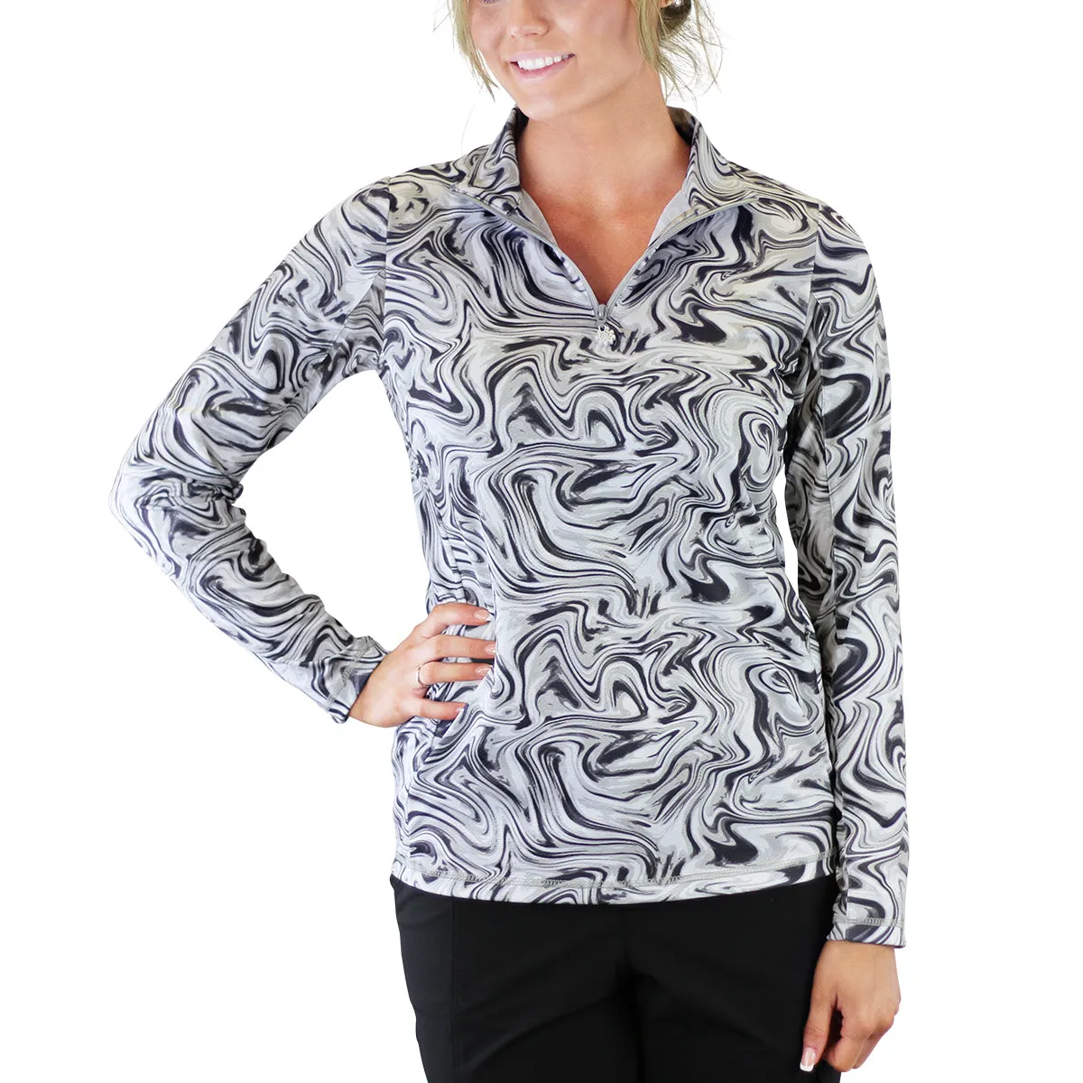 Women's Quarter Zip Vented Sun Shirt