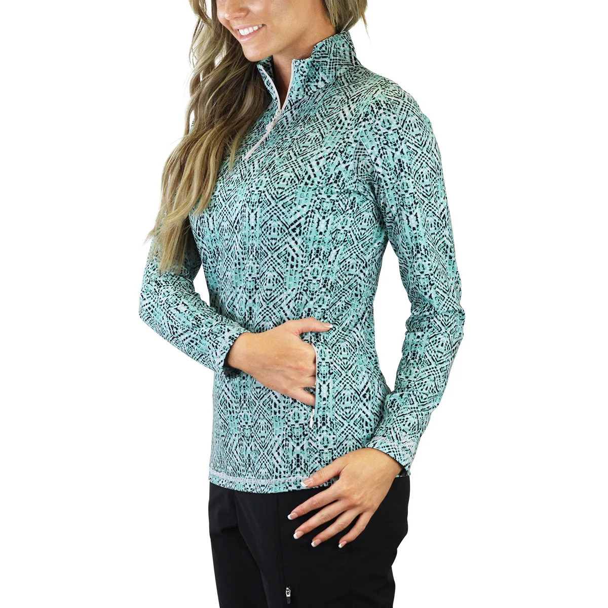 Women's Quarter Zip Vented Sun Shirt