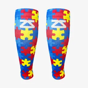 Zensah x Autism Awareness Compression Leg Sleeves